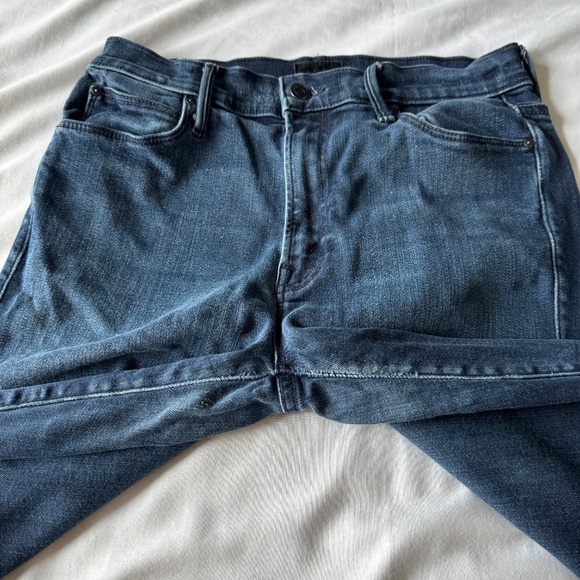 Mother STUNNER Zip Ankle Step‎ Fray Jeans Medium Wash 28 A Trip Down Memory Lane - Picture 7 of 16
